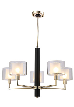 Люстра на штанге Crystal Lux MAESTRO SP-PL5 GOLD