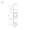Профиль Arlight PLINTUS-FANTOM-L-2000 BLACK 041213