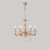 Подвесная люстра Crystal Lux ELIZABETH SP6 BRASS