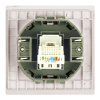 Розетка компьютерная 1-местная RJ-45 (механизм) Stekker Мия RST00-3117-08 50480