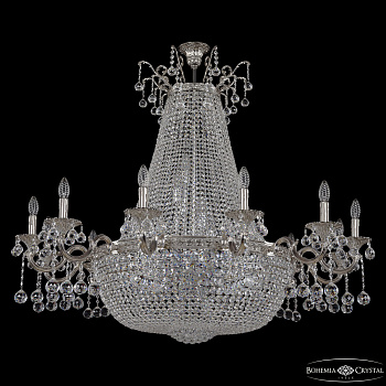 Потолочная люстра Bohemia Ivele Crystal 2228H201/12/123IV/Y1 Ni