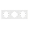 Рамка пластиковая на 3 поста Arlight FRM-TENDO-SFPL-3-WH 054653