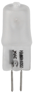 Лампа галогенная Эра G4 40W 3000K G4-JCD-40W-230V-FR C0039282