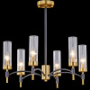 Люстра на штанге Illumico IL5177-6PLS-29 BRASS TUBO