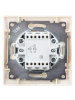Выключатель двухклавишный с подсветкой Лама TDM Electric SQ1815-0305