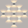 Уличный настенный светодиодный светильник Elektrostandard 1548 Techno LED Winner серый 4690389106262