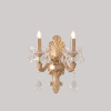 Бра Crystal Lux ELIZABETH AP2 BRASS