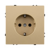 Розетка штепсельная SCHUKO 16A/250 В, золотой Kollinger Eclipse EC-014GD
