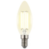 Лампа светодиодная филаментная Uniel LED-C35-4W/3000K/E14/CL GLY01TR UL-00011936