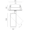 Встраиваемый светильник Lightstar Alta Base A5136RS