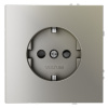 Розетка со шторками Voltum S70 VLS040204 (шелк)
