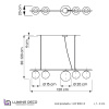 Подвесной светильник Lumina Deco Baristica LDP 6012-5 BK+WT