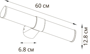Подсветка для зеркал Arte Lamp Callisto A4415AP-1CC