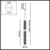 Подвесной светильник Odeon Light L-Vision Collier 5456/18L