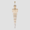 Каскадная люстра Crystal Lux ABRIL SP28 GOLD