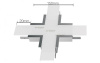 Угол Arlight S2-LINIA55-F-X90 крестовой 021276
