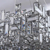 Подвесная люстра Delight Collection P7838-W50 chrome