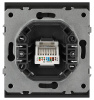 Розетка Эра Arktik 16-3107-05 информационная RJ45 антрацит Б0070478