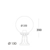 Уличный светильник Fumagalli Minilot/G250 G25.111.000.AZE27