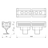 Линейный прожектор Arlight AR-LINE-1000-36W Warm (GR, 30 deg, 230V) 024306(1)