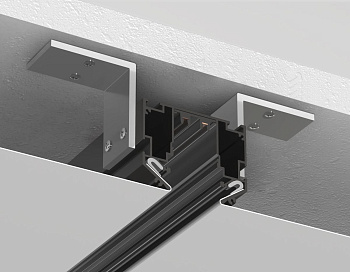 Шинопровод магнитный в натяжной потолок с торц. Заглушк. 2шт Ambrella Light Track System GL1019