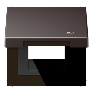 Рамка с подпружиненной крышкой для USB-механизмов Jung AL2990KLUSBD