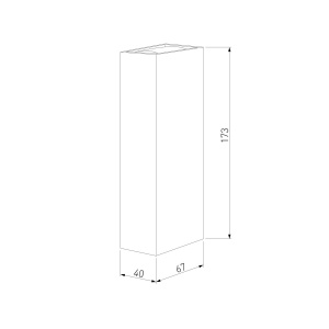 Уличный настенный светильник Elektrostandard Blaze 35136/W черный 4690389219061 a072074
