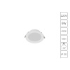 Встраиваемый светильник Arte Lamp Quick A8409PL-1WH