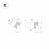 Ландшафтный светильник Arlight ALT-RAY-ZOOM-R52-8W Warm2700 (DG, 10-40 deg, 230V) (IP67 Металл) 051802(1)