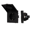Механизм розетки влагозащищённый Arlight SCT-NOBE-MCP-SFPL-BK (230V, 16A) 054281