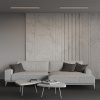 Линейный накладной светильник Maytoni Technical 3000K 35x35 (Серебро, 1 м) LL311003