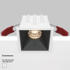 Встраиваемый светильник Maytoni Technical Alfa LED DL043-01-10W3K-SQ-WB