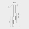 Подвесной светильник Modelux ML.88987.2 GD