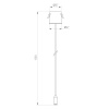 Потолочная чаша Arlight MAG-ORIENT-CANOPY-BUILT-L1500 (BK) (Металл) 060921