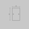 Комплект заглушек (для профиля 65×42) 2шт Maytoni Led Strip ALM-6542-EC 642056