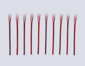 Соединитель гибкий односторонний Ambrella Light Illumination COB 12/24V для лент 8/10mm (2 конт.) (10шт. в комплекте) GS7375