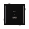 Механизм USB розетки Arlight SCT-TENDO-MUAC-PL-BK (5V, 3A, QC3) 054095