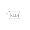 Рефлектор сменный 24G к 3850xx (D86) Lightstar Ciclone 385002