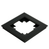 Рамка 1-местная для сенсорных механизмов, подсветки, стекло, Stekker Катрин GFR00-7001-05S  50304