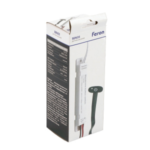 Датчик движения Feron SEN35 на касание, встраиваемый, IP20, 12/24V, 60/120W 52167