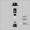 Встраиваемый светильник Maytoni Technical Dip Hight DL123-10W-4K-B