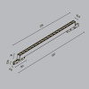 Трековый магнитный светильник Maytoni Points TR193-1-15W4K-M-B