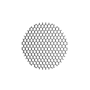 Антибликовая решетка Denkirs Net DK1500-BK