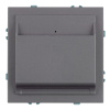 Выключатель карточный Stekker Эмили RSW40-5114-10 платиново-серый, soft touch 50699