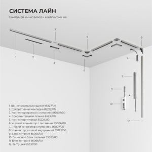 Трековый магнитный светильник Elektrostandard Line Magnetic 85525/01 4690389220630 a072699