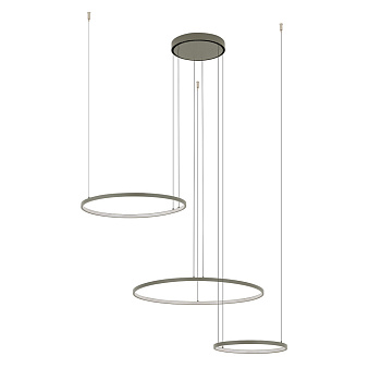 Подвесная люстра Nowodvorski Circolo Led M Silk Oliv E 11398