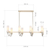 Подвесная люстра ST Luce Элегра SL1402.263.08
