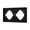 Рамка пластиковая на 2 поста Arlight FRM-TENDO-SFPL-2-BK 054646