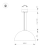 Подвесной светильник Arlight SP-RESTO-HANG-R500-30W Warm3000 (BK, 100 deg, 230V) 039699