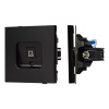 Механизм компьютерной розетки Arlight SCT-TENDO-MPC1-PL-BK (RJ-45, CAT6) 054104
